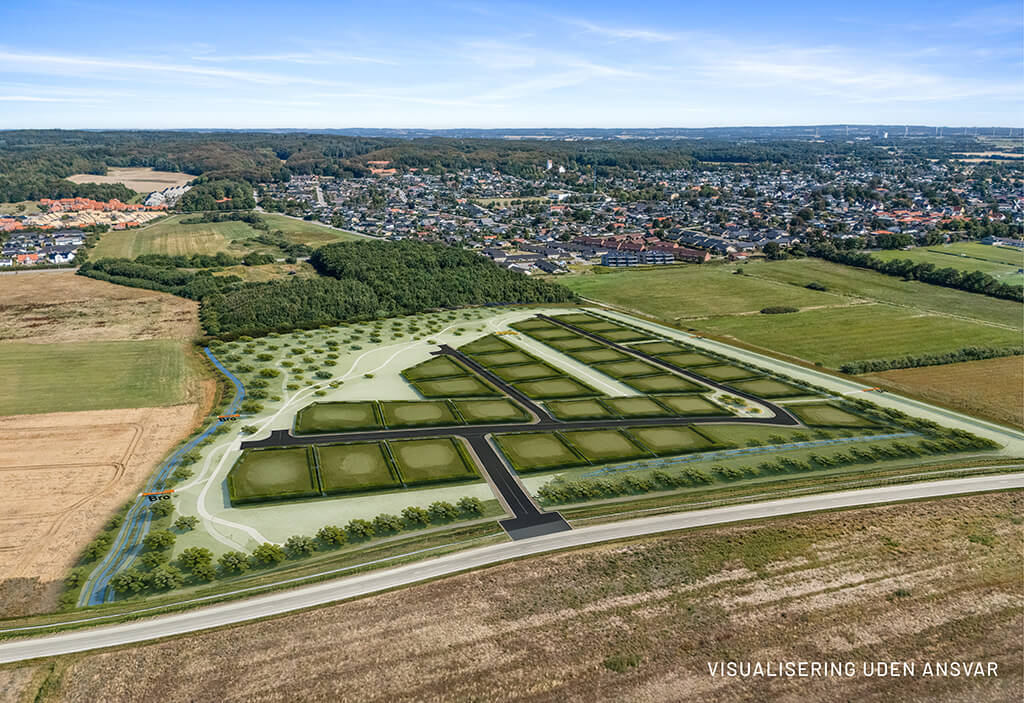 3D-visualisering af udstykningen